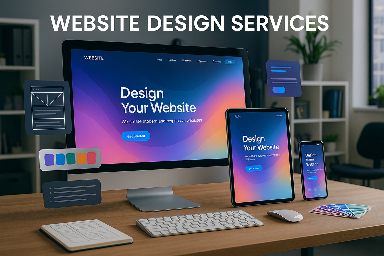 WE OFFER WEBSITE DESIGN