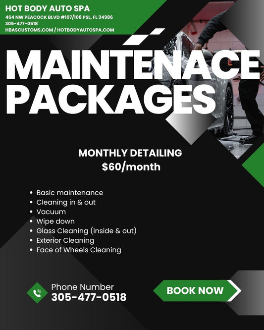 Detailing Maintenance